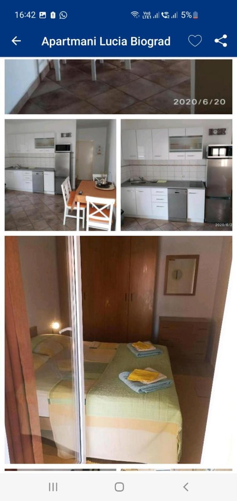 Apartmani Lucia Biograd Biograd Na Moru Luaran gambar